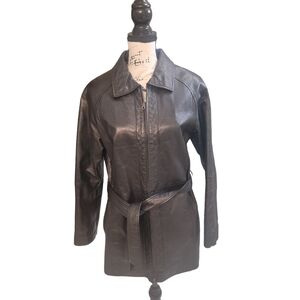 Vintage Tower‎ Hill Collection Womens 100% Genuine Leather Mob Jacket Size 8